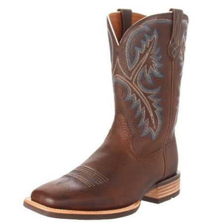 Ariat - Ariat Men's Quickdraw Oiled Rowdy Brown Square Toe Leather ...