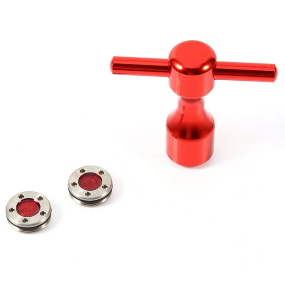 BOROCO Poids De Putter De Golf, 2 Pièces 25 à 40 G Poids De Putter De Golf Rouges Clé De Golf Outil De Clé Pour Putters Scotty Cameron(40G)