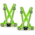 thumbnail image 1 of Chaleco reflectante chaleco reflectante ajustable chaleco reflectante para correr caminar andar en bicicleta, 1 of 6