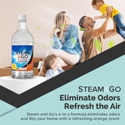 STEAM AND GO Multipurpose Cleaner and Stain Remover, All Purpose Cleaner, Orange Scent, 32 fl oz