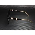 thumbnail image 4 of GUCCI GG0599SA 001 Square Black Gold Black Grey 56 mm Women's Sunglasses, 4 of 6