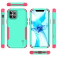 thumbnail image 6 of CoverON Apple iPhone 12 Pro Max Case (6.7"), Military Grade Heavy Duty Full Body Tri-Layer Rugged Cover, Mint Teal Pink, 6 of 7