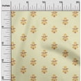 thumbnail image 1 of oneOone Polyester Lycra Fabric Leaves & Floral Block Print Fabric By The Yard 56 Inch Wide, 1 of 5
