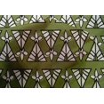 thumbnail image 4 of oneOone Cotton Silk Fabric Floral & Triangle Block Decor Fabric Printed BTY 42 Inch Wide, 4 of 4