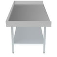 thumbnail image 5 of 30" x  60" 16-Gauge Stainless Steel Equipment Stand with Galvanized Undershelf, EQT-163060., 5 of 7