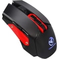 thumbnail image 1 of Mouse Gamer Zerodate Inalámbrico 4800 DPI 7 Botones -Negro, 1 of 4