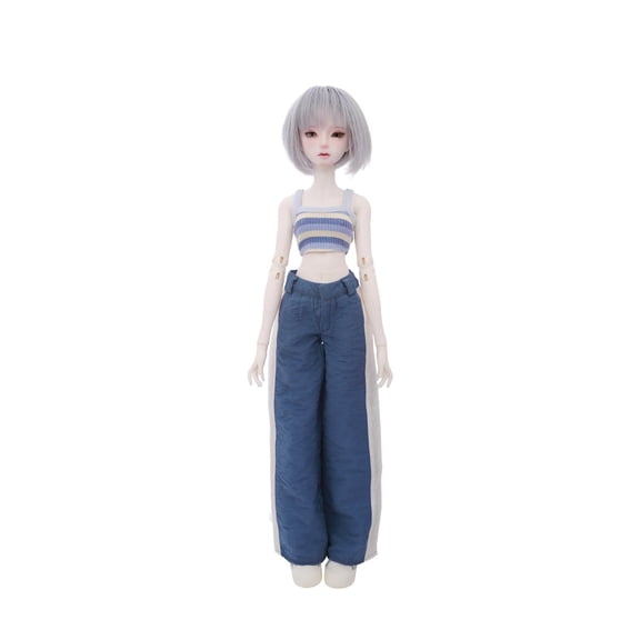Rosalind A 1/4 BJD Summer Melancholic Faceplate Slender Body Small Bust Casual Outfit, Full Set W/ Wig Original Doll