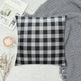 thumbnail image 2 of COMIO  Christmas Plaid Pillow Covers Black and White Pillow Covers Buffalo Plaid Stripe and Gingham Design, 2 of 5