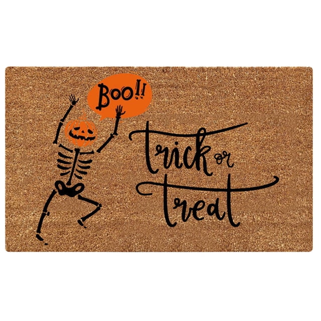 1 PCS Halloween Doormat Blanket Welcome Home Front Door Decorations Halloween Decor