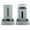 Gray, variant on PETMAKER 2-Pack 3.8L/1G Automatic Pet Feeder and Water Dispenser (White)