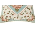 thumbnail image 3 of Morning Rose Needlepoint Pillow, 14" x 14", 3 of 4