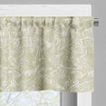 thumbnail image 5 of Ambesonne Vintage Valance & Curtain, Antique Swirls Curves, 55"x30", Beige White, 5 of 6