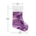thumbnail image 2 of RMDQTR Christmas Stockings for Xmas Gifts - Large Size Festive Holiday Decor for Family Hints Of Pink Marble, 2 of 8