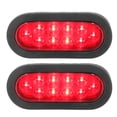 thumbnail image 2 of Lampe de Frein Arrière de Remorque, Marqueur LED Rouge Feux Arrière Étanche Haute Luminosité Résistant à la Chaleur 12V Ovale pour Camion pour Remorque pour Bateau, 2 of 8