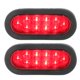 thumbnail image 1 of Luz trasera LED de 2 uds., resistente al agua, ovalada, roja, 12V, lámpara de parada de señal de giro trasera para camión, barco, remolque, RV, 1 of 1