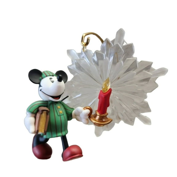 2000 Mickey's Bedtime Reading (Mickey & Co.) Hallmark Keepsake Christmas Tree Ornament - QXD4077