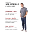 thumbnail image 2 of Chaqueta Chef Works Springfield Ink Blue, talla XS, 2 of 4