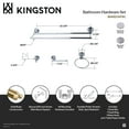 thumbnail image 2 of Kingston Brass Concord 4-Piece Bathroom Accessories Set, Polished Chrome, 2 of 6