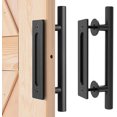 thumbnail image 1 of Poignée de Porte de Grange, Poignée de Porte Coulissante, Poignée de Porte de Grange Robuste, Poignée de Tirage pour Garage, Poignée de Porte Coulissante, pour Poudre, 1 of 4