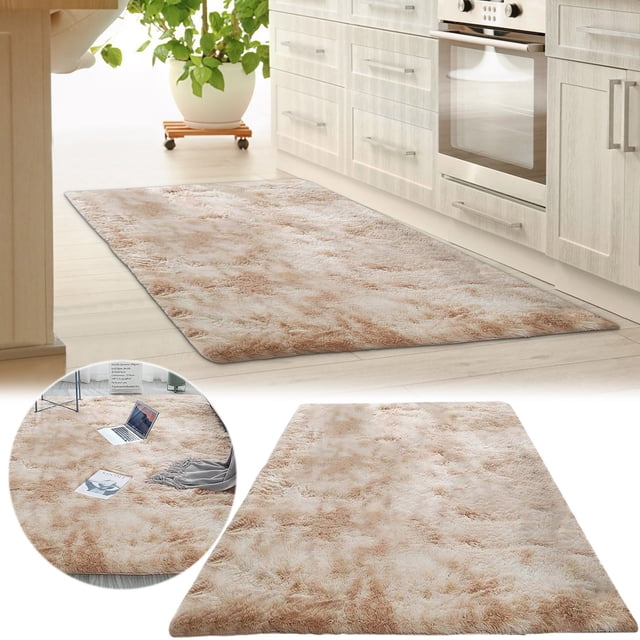 Xihbxyly Alfombra Supersuave de Microfibra Ultraconfortable, Diseño Antideslizante, Ideal para Sala de Estar y Dormitorio, Fácil de Limpiar, Disponible En 4 Tamaños, Rectangular.