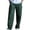 Green, variant on Men'S Casual Cotton Cargo Pants Comfy Breathable Workout Pants Outdoor Gym Jogging Pants Solid With Pocket Elastic Waist Pants Dark Gray,XXL