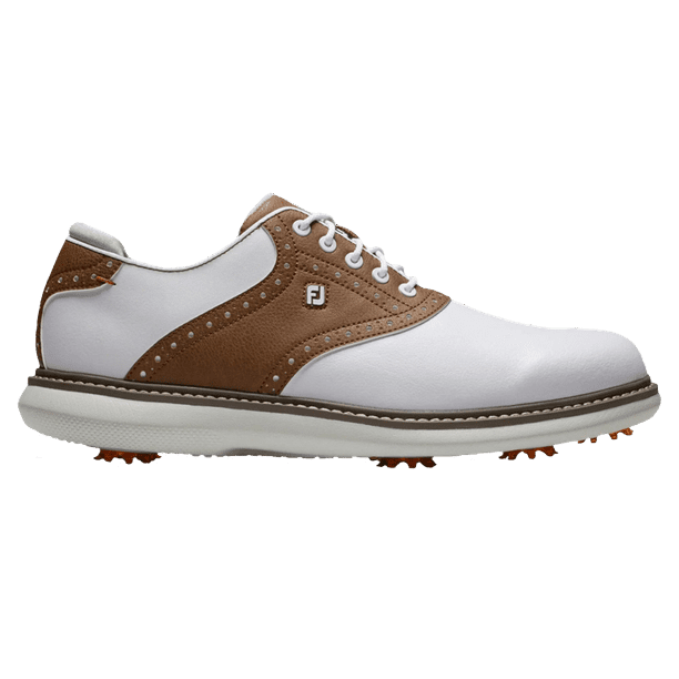 FootJoy Men's Traditions Golf Shoes 57905 - White/Brown/Gray - 7.5 ...