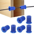 thumbnail image 1 of Kit de Enrutamiento de Cables Uxcell de 6 Piezas, Cubierta de Casquillo de Silicona para Agujero de Pared de 1 Pulgada para Cable Ethernet Azul, 1 of 1