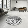 thumbnail image 4 of Ahgly Company Machine Washable Indoor Rectangle Transitional White Smoke Area Rugs, 8' x 12', 4 of 7