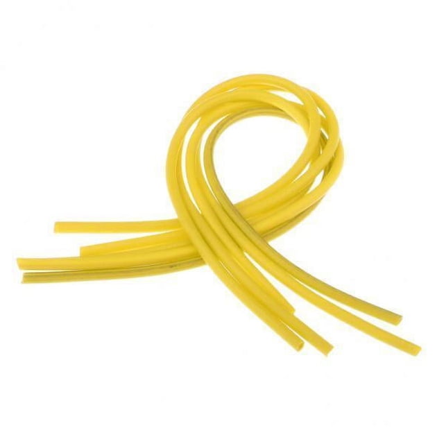 koolsoo 2xCarp Fishing Anti- Sleeves Rubber Carp Rigs Tube Hook Connector Yellow 3 Pcs