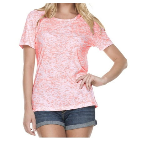 Kavio Women Static Jersey Print Crew Neck Short Sleeve, Style WJP0648