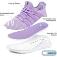 thumbnail image 4 of Kushyshoo Kids Sneakers Light Purple Running Tennis Athletic Shoes for Girls Size 1 (Big Kid), 4 of 5