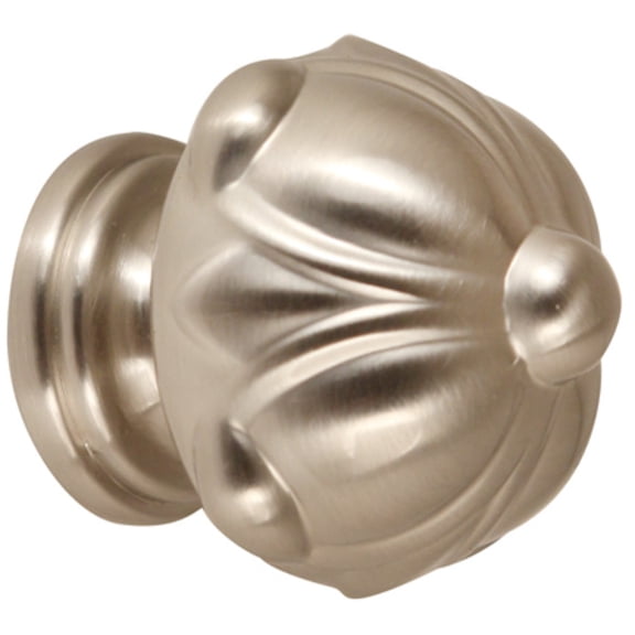 Alno A6929-38-SN Ornate 1-1/2 Inch Cabinet Knob Satin Nickel