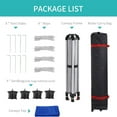 thumbnail image 6 of M optimized 10x10 ft Canopy Tent, Portable Outdoor Pop Up Commercial Canopy Tent with Wheeled Bag, Height Adjustable Straight Legs, Waterproof and UV Protection, 6 of 7