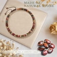 thumbnail image 2 of Elphaba Galinda Friend Gifts for Women, Unique Birthday Gifts for Women, Sister Gift from Sister, Red Creek Jasper Bracelet, Christmas Easter Mother's Day Gift for Her, Bestie Friendship Bracelets, 2 of 7