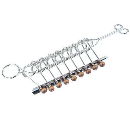 Suxm Adult Puzzles - 9 Linked Rings Brain Games - Brain Teasers For ...