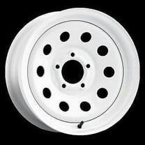 1 Allied - Pacer 15x5 5X4.50  00 55W White Mod Gloss White Wheel Rim