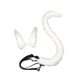 thumbnail image 1 of Diadema con orejas de gato, decoración para cosplay, regalo de gato con cola larga para cumpleaños y espectáculos. Blanco, 1 of 9