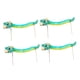 thumbnail image 2 of 4 piezas de serpiente china DIY, kits de materiales hechos a mano, juguetes educativos decorativos para niños Cian, 2 of 9