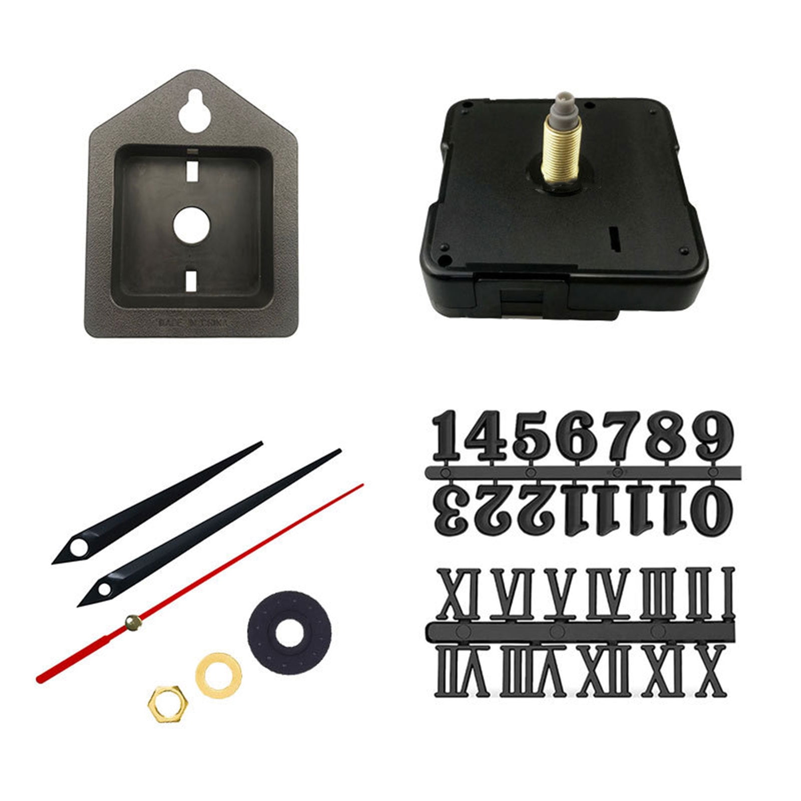 Quartz Diy Wall Clock Clock Numerals Kit Movement Battery Operated Clock Motor Kit with Hands