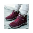 thumbnail image 5 of Gomelly Womens Mens Warm Casual Shoes Non-Slip Sneakers Plush Lined Walking Shoe Comfortable Winter Boot Outdoor Climbing Snow Boots Women's Purple 5.5, 5 of 9