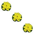 thumbnail image 2 of Inteprter EVA Artificial Lotus Color sólido Reemplazo decorativo Simulación vívida Jardín al aire libre Estanque Piscina Flor falsa Amarillo Type1 NO1, 2 of 6