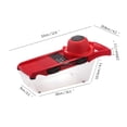 thumbnail image 4 of Inteprter Juego de rebanadoras de mandolina multifuncional, herramienta de cocina Manual, rallador, cuchillas intercambiables convenientes Cocina y Comedor Inteprter HA014578-00, 4 of 6