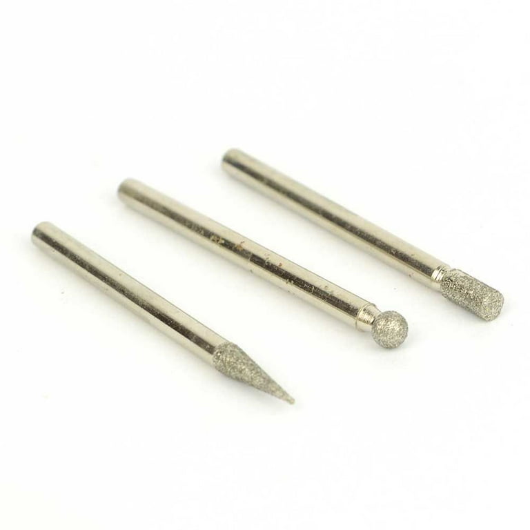 20 PC Diamond Burr Set Die Grinder Bits for Dremel Drills Rotary Tools 1 8