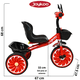 thumbnail image 4 of Triciclo para Niños Torreta con Luz y Sonido Ruedas de Eva Apto a partir de 2 Años Soporta hasta 20 kg - Rojo, 4 of 6
