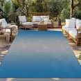 thumbnail image 3 of Fsddascl Blue Grey Ombre Outdoor Rug for Patio/Deck/Porch, Non-Slip Large Area Rug 4 x 6 Ft, Gradient Contemporary Abstract Art Indoor Outdoor Rugs Washable Area Rugs, Reversible Camping Rug Carpet, 3 of 5