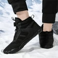 thumbnail image 5 of YOURDIARY Men's Women's Snow Boots Waterproof Winter Wide Width Warm Faux Fur Lined Hiking Boots, 5 of 7