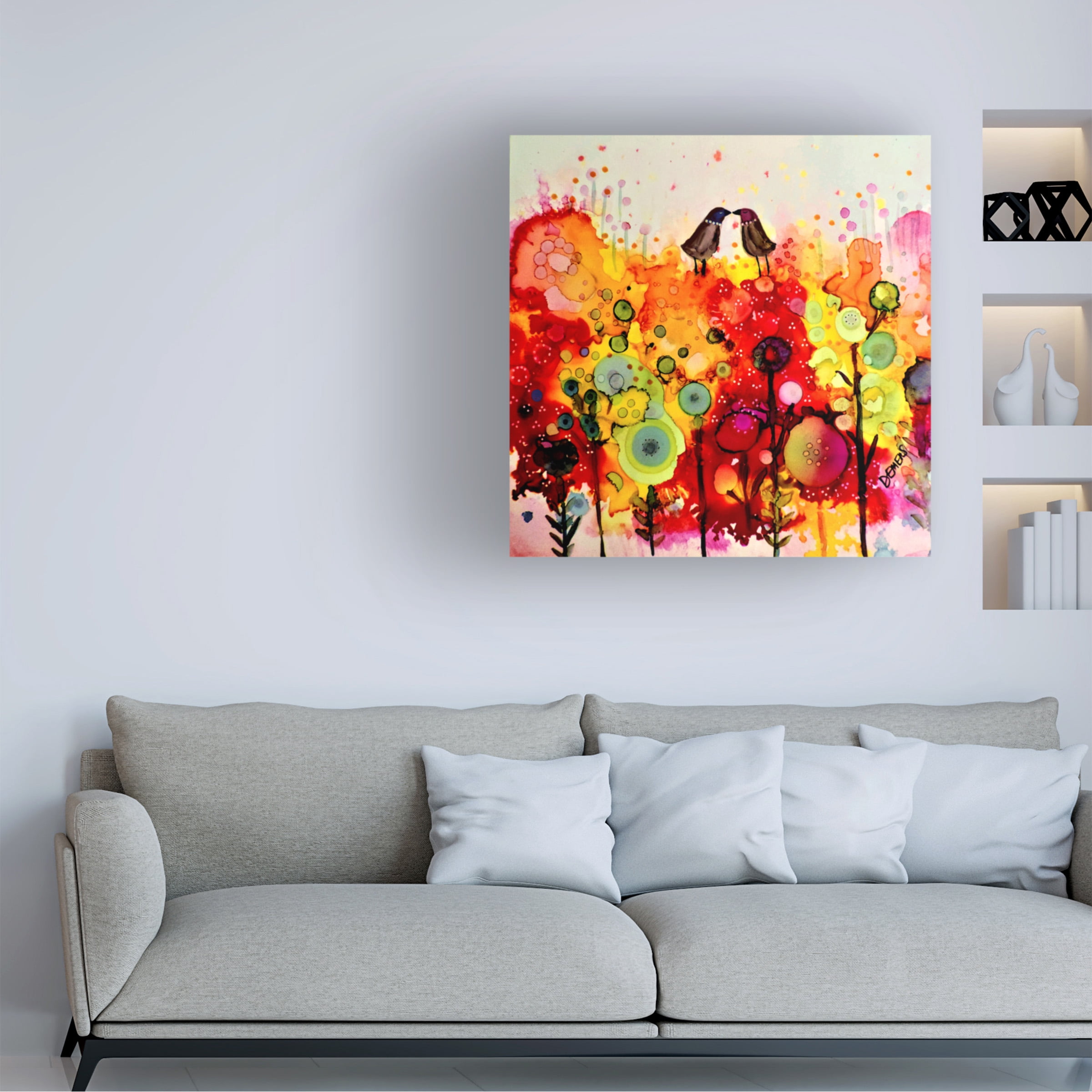 Sylvie Demers 'Tendresse' Canvas Art
