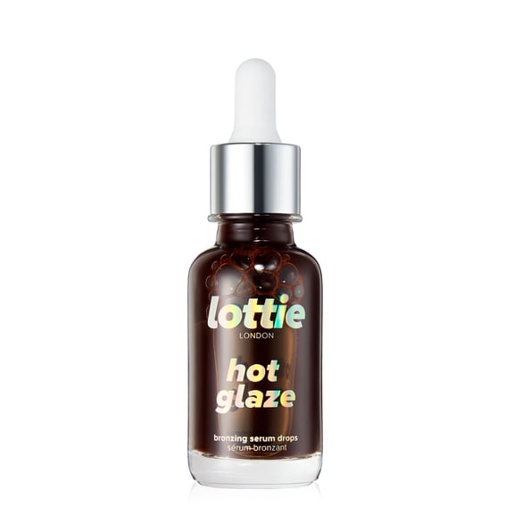 Lottie London Hot Glaze Bronzing Drops, Instant Universal Bronzer, Illuminating Serum, 0.94 fl oz