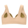 thumbnail image 3 of Wdgfv Daisy Bras for Women Comfort Front Closure Underwire Support Bra for Women with Wicking Beige 42, 3 of 4