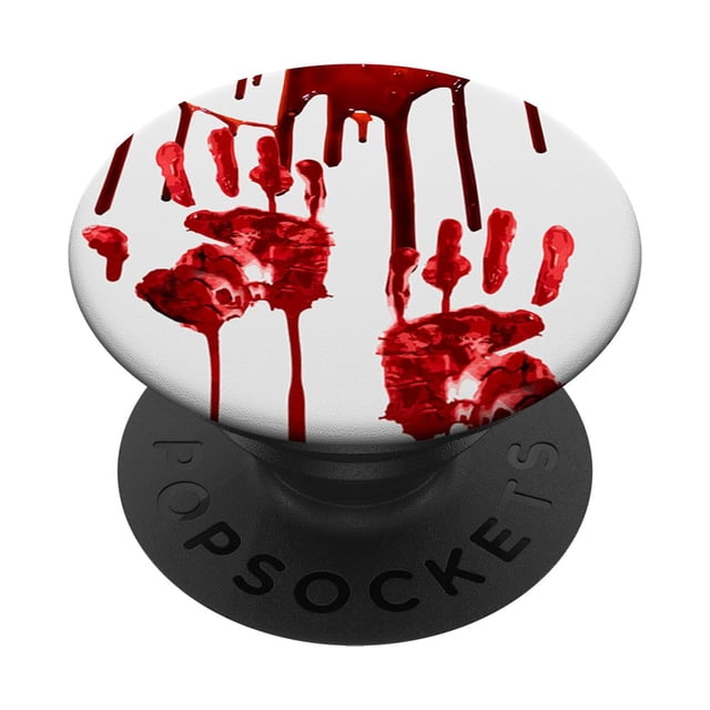 Adhesivo PopSockets PopGrip, bonita mano ensangrentada para Halloween